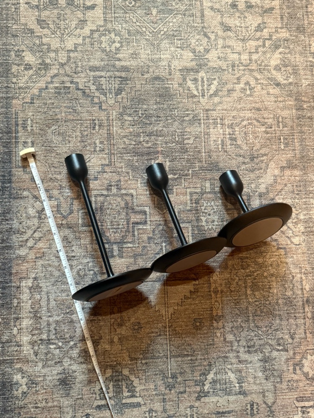 IKEA Black Metal Candle Holders - Set of 3 - Picture 6 of 6